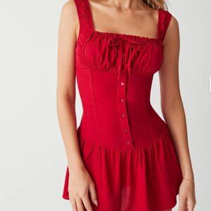 Frankies Bikinis Christa Ruffle Mini Dress *NEW*